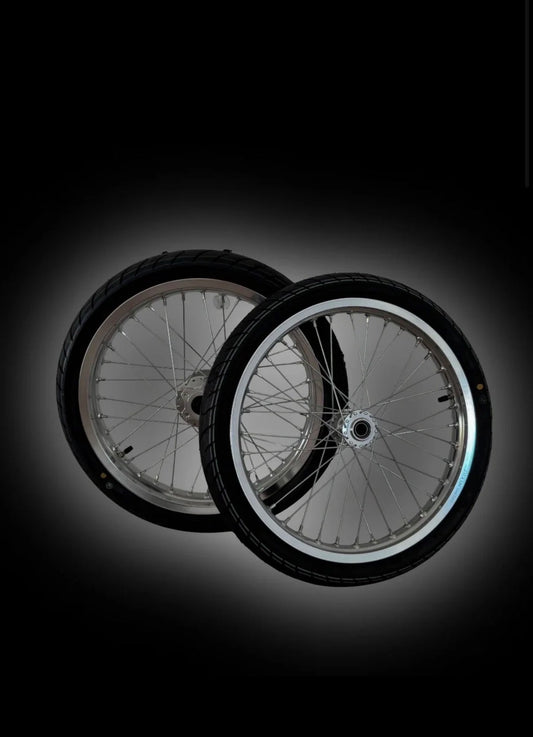 Talaria XXX chrome wheel set